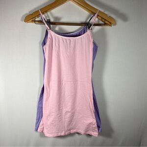Ambiance Pink and Lavender Two-Tone Tank Dress